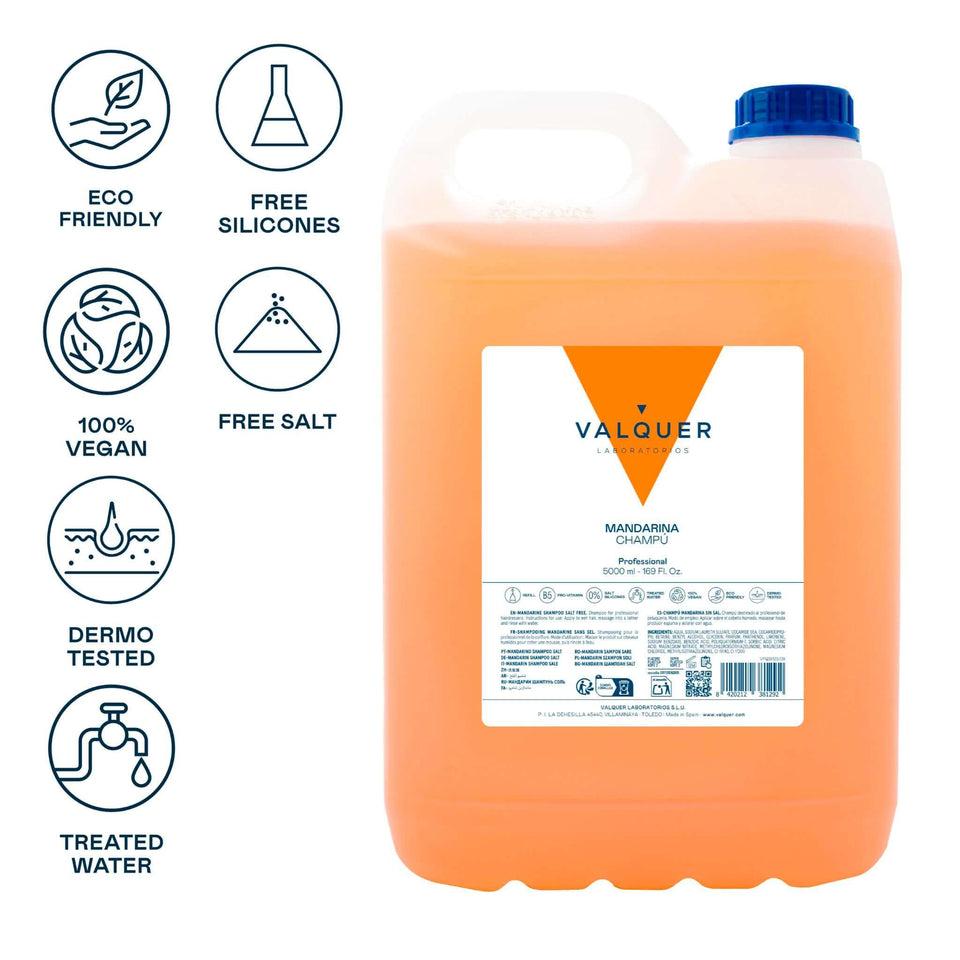 Valquer Laboratorios Champú Mandarina Sin Sal - 5000 Ml