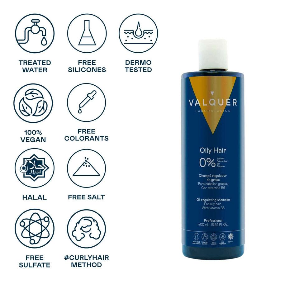 Valquer Laboratorios Champú Para Cabello Graso - 0% Sin Sulfatos