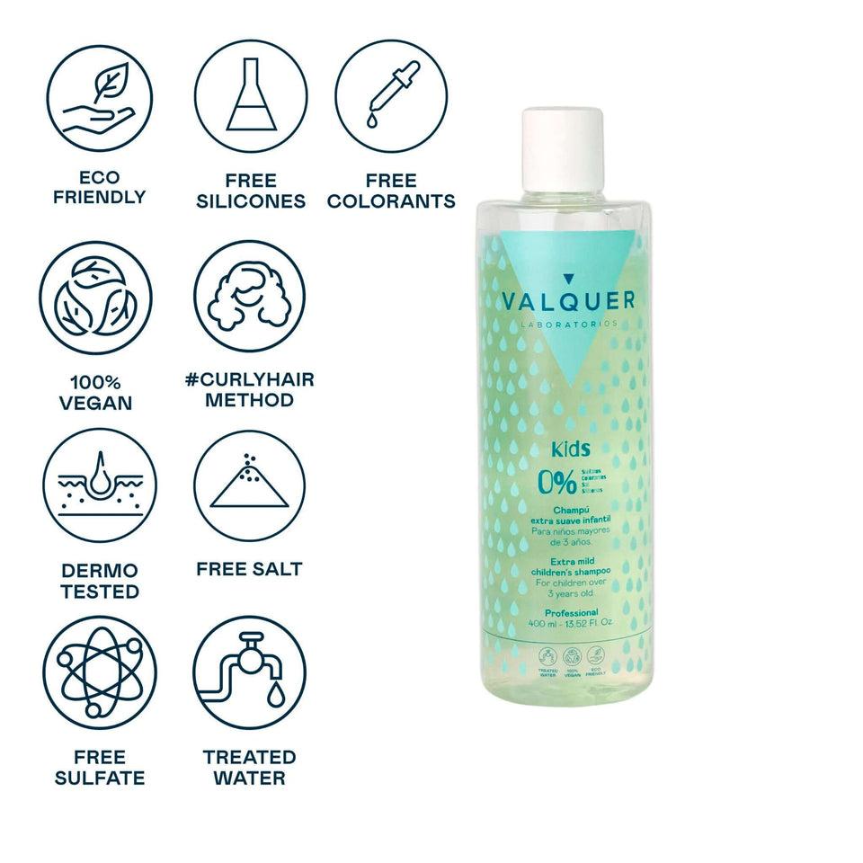 Valquer Laboratorios Champú Para Niños (extra Suave) Con Ingredientes Naturales - 400ml