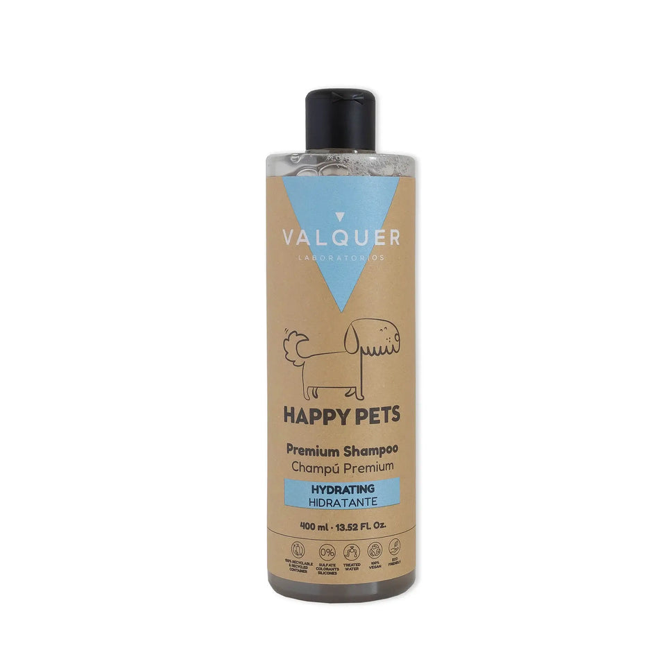 valquer laboratorios Champú Premium Hidratante para Mascotas - 400 ml