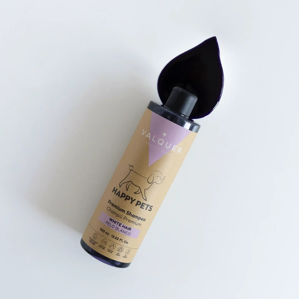 Valquer Laboratorios Champú Premium Para Mascotas De Pelo Blanco - 400 Ml