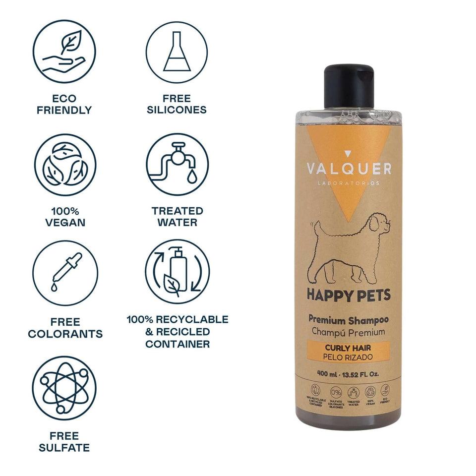 Valquer Laboratorios Champú Premium Para Mascotas De Pelo Rizado - 400 Ml