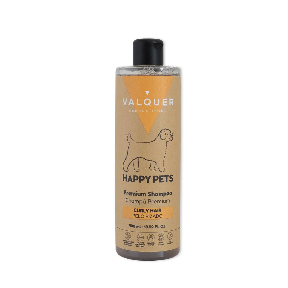 valquer laboratorios Champú Premium para Mascotas de Pelo Rizado - 400 ml