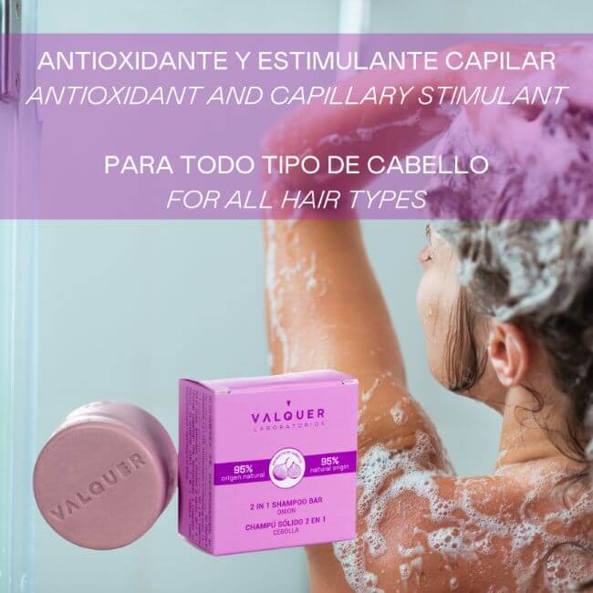 Valquer Laboratorios Champú Sólido 2 En 1 Cebolla - 70 G
