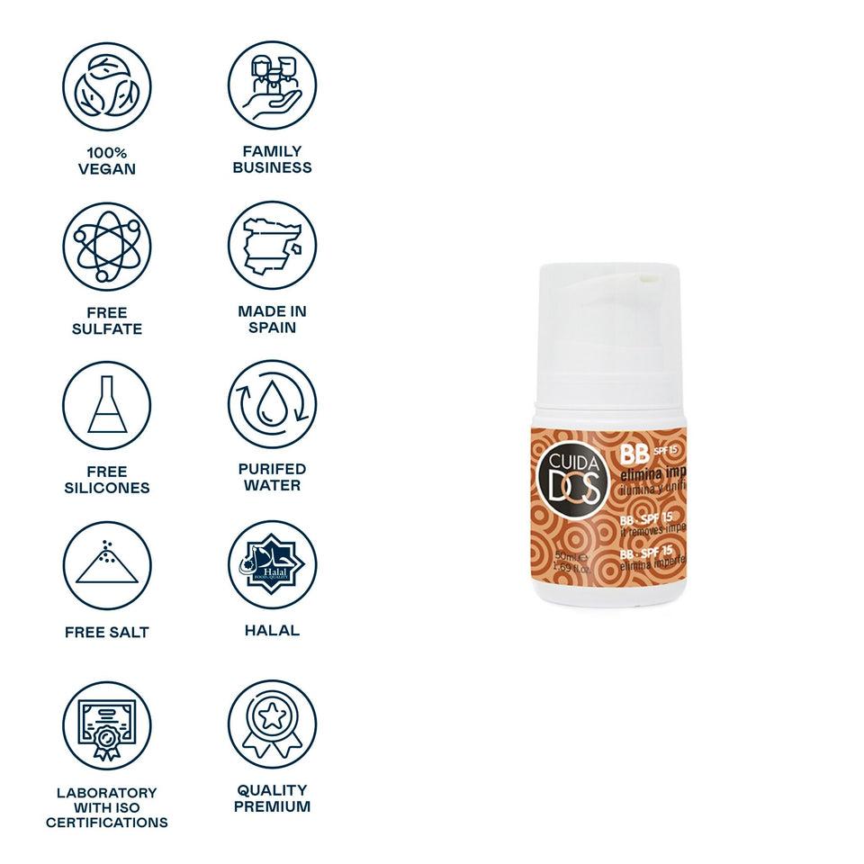 Valquer Laboratorios Crema Facial BB Cream SPF 15 - 50 Ml