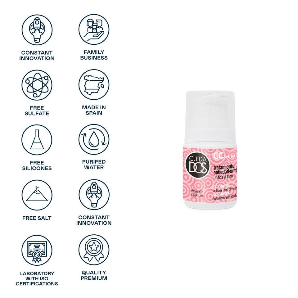 Valquer Laboratorios Crema Facial CC Cream SPF 20 - 50 Ml