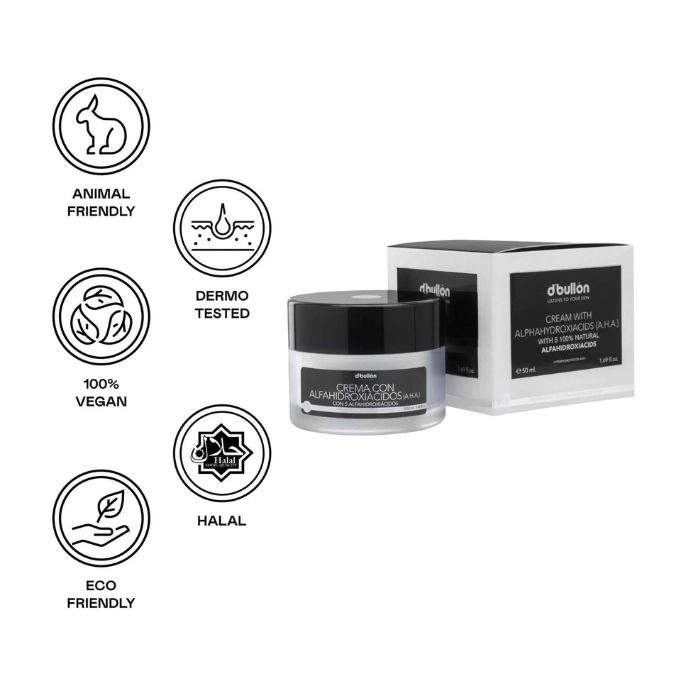 Valquer Laboratorios Crema Facial Con Alfahidroxiácidos (AHA) - 50 Ml