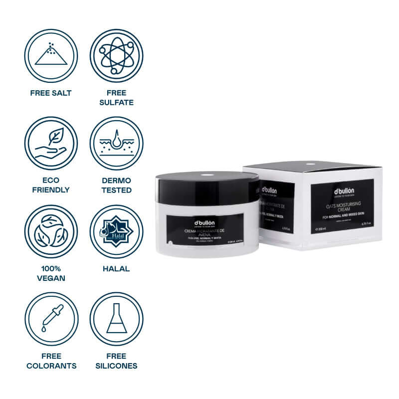 Valquer Laboratorios Crema Facial Hidratante De Avena