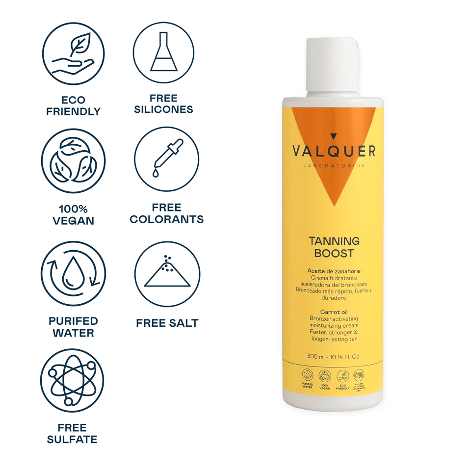 Valquer Laboratorios Crema Hidratante Aceleradora Del Bronceado - 300 Ml