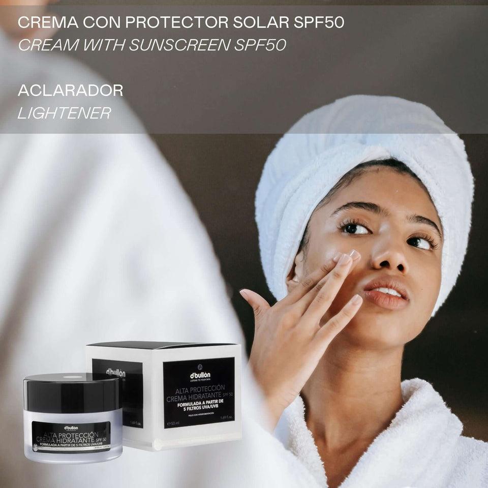 Valquer Laboratorios Crema Hidratante Facial Alta Protección SPF 50 - 50 Ml