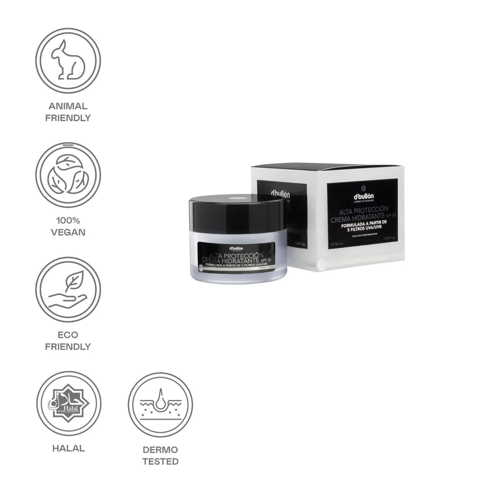 Valquer Laboratorios Crema Hidratante Facial Alta Protección SPF 50 - 50 Ml