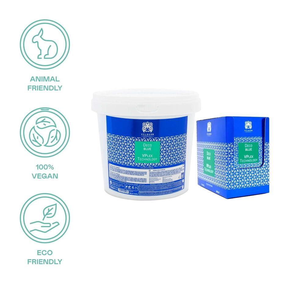 Valquer Laboratorios Decoblue Vplex Tecnology Polvos Decolorantes