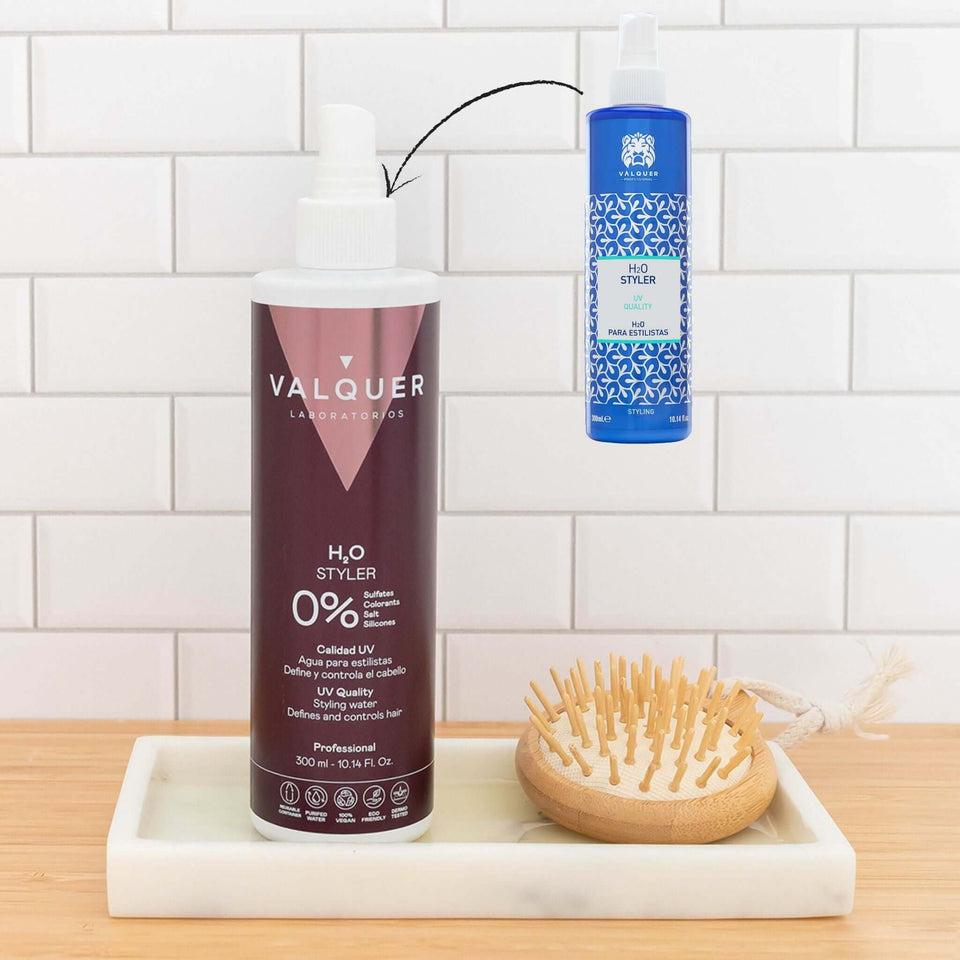 Valquer Laboratorios H2O Agua De Peinado Para Estilistas - 300 Ml