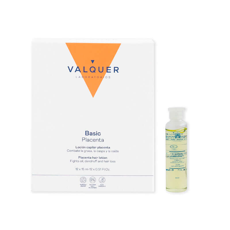 valquer laboratorios Loción capilar placenta - 12x15 ml