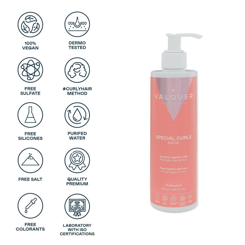 Valquer Laboratorios Mascarilla Apto Método Curly - Especial Pelo Rizado