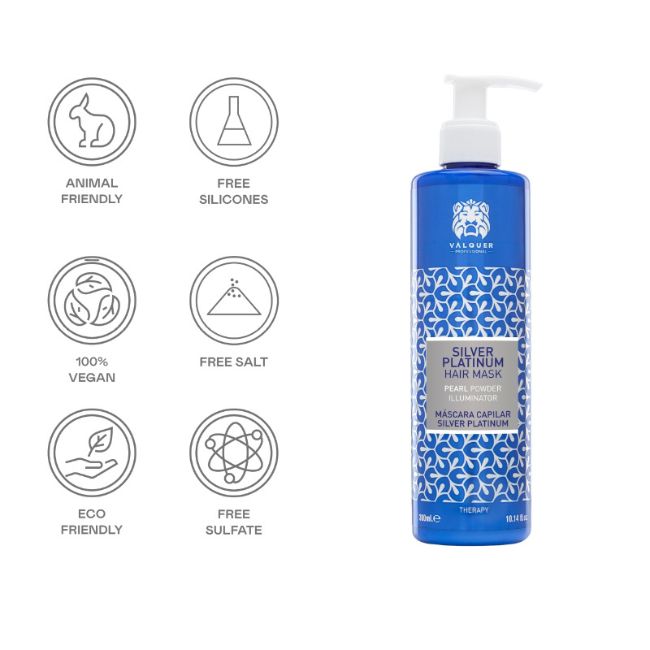 Valquer Laboratorios Mascarilla Capilar Silver Platinum - 275 Ml