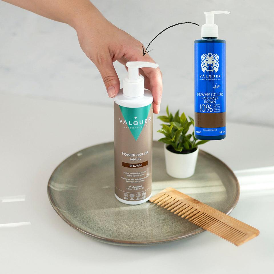 Valquer Laboratorios Mascarilla Color Castaño - Power Color - 275 Ml