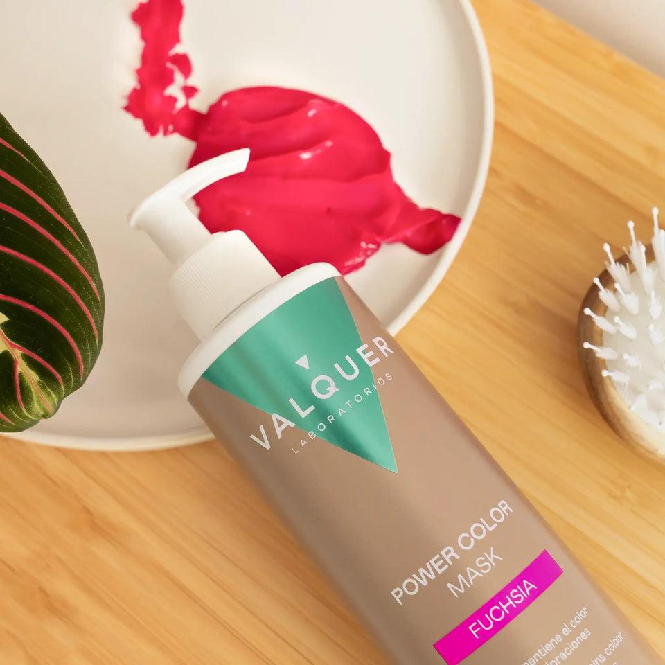 Valquer Laboratorios Mascarilla Color Fucsia / Rosa - Power Color - 275 Ml