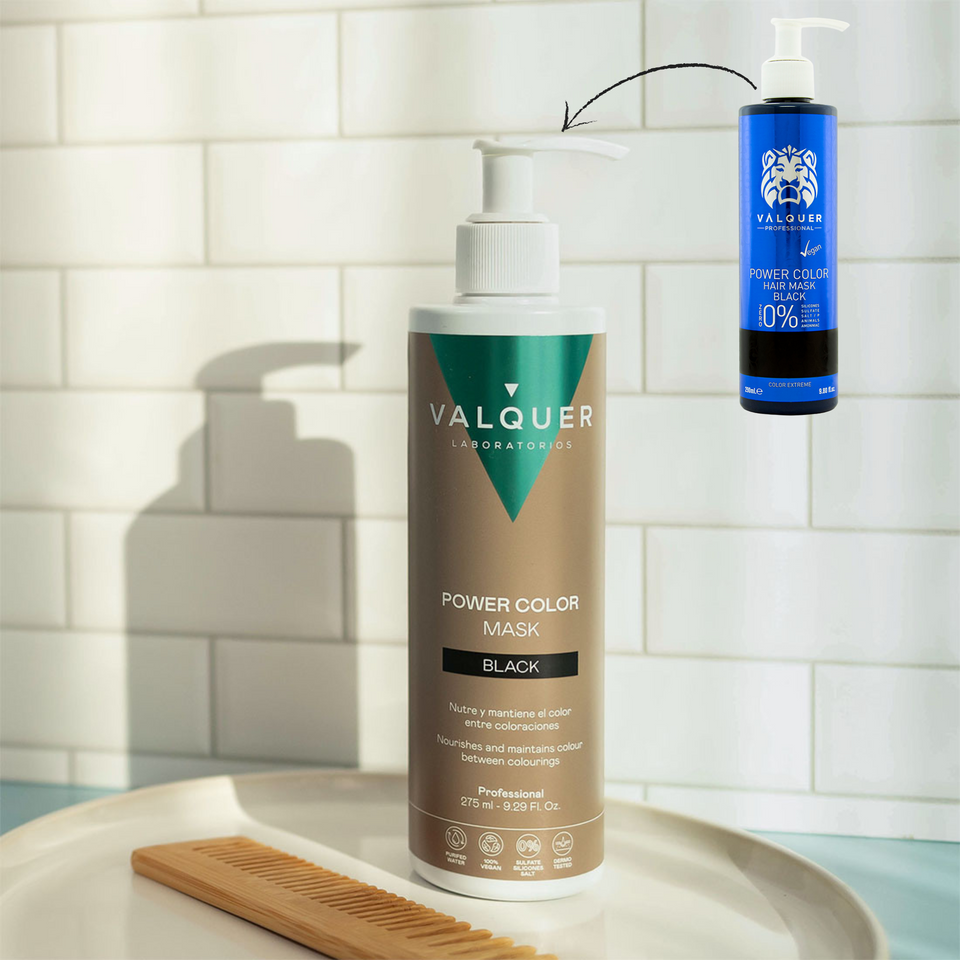 Valquer Laboratorios Mascarilla Color Negro - Power Color - 275 Ml