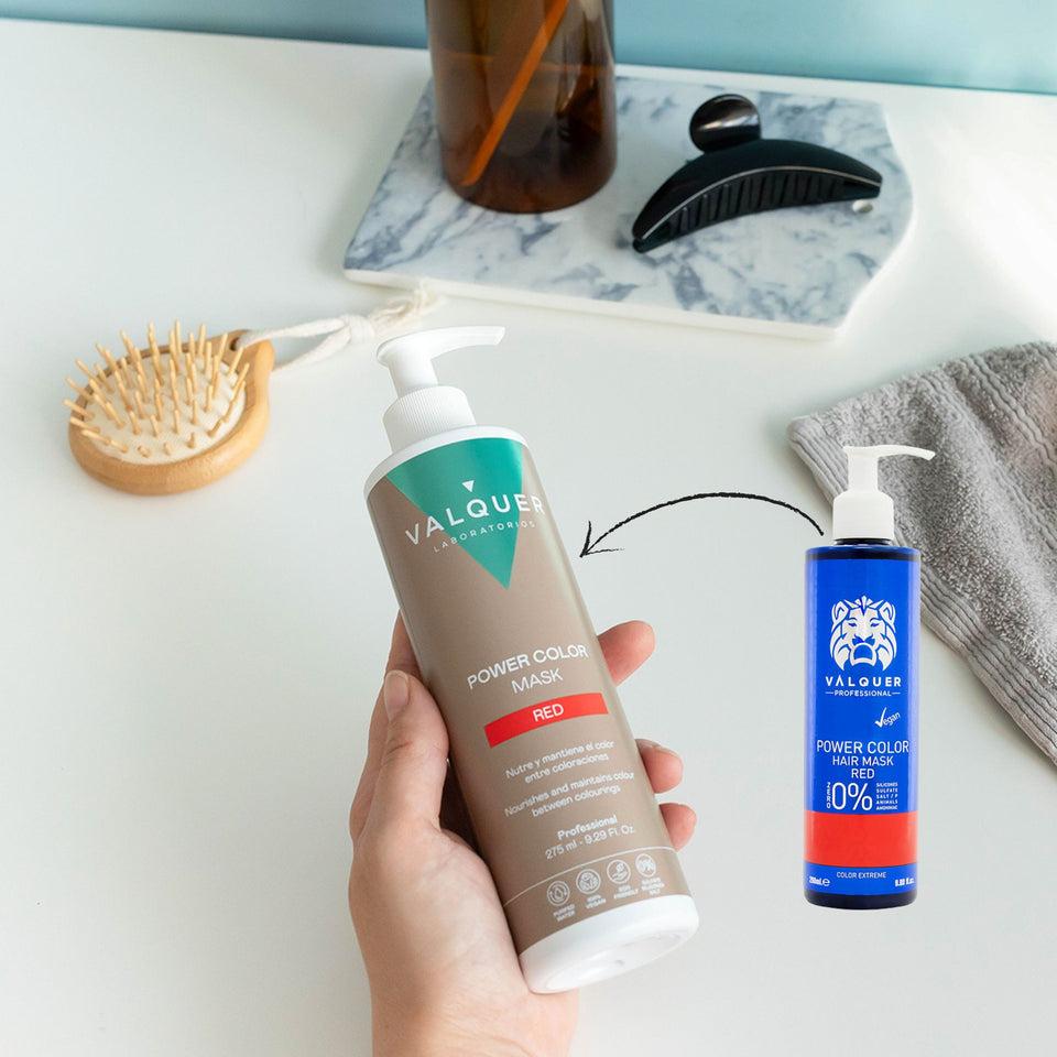 Valquer Laboratorios Mascarilla Color Rojo - Power Color - 275 Ml