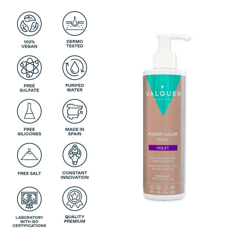 Valquer Laboratorios Mascarilla Color Violeta - Power Color - 275 Ml