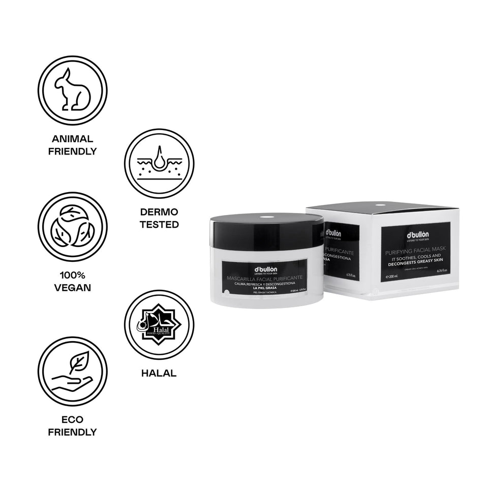 Valquer Laboratorios Mascarilla Facial Purificante Pieles Grasas - 200 Ml