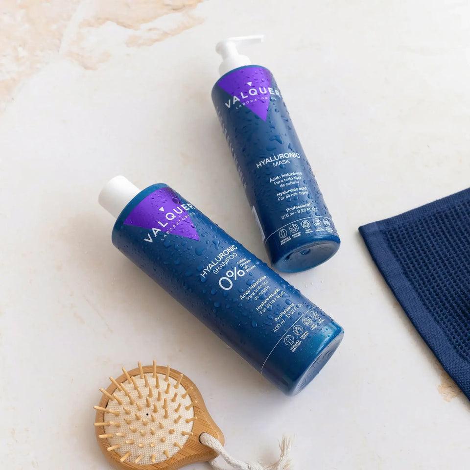 Valquer Laboratorios Pack Ácido Hialurónico - Champú Y Mascarilla Capilar - 675 Ml