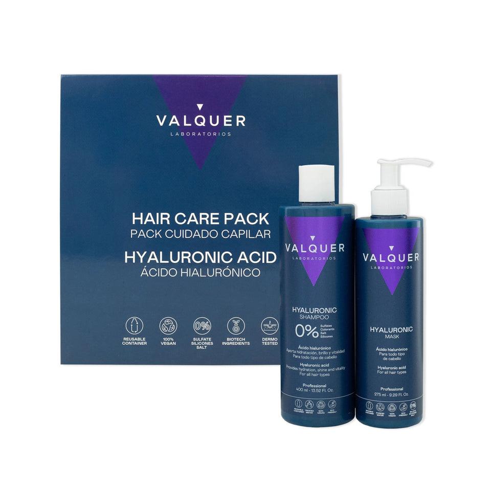 valquer laboratorios Pack Ácido Hialurónico - Champú y Mascarilla Capilar - 675 ml
