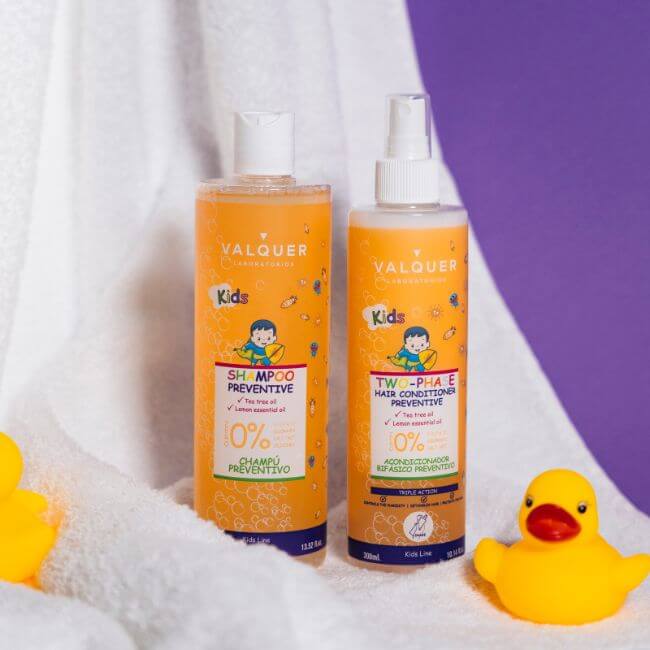 Valquer Laboratorios Pack Champú Y Acondicionador Bifásico Preventivo Infantil - 700 Ml