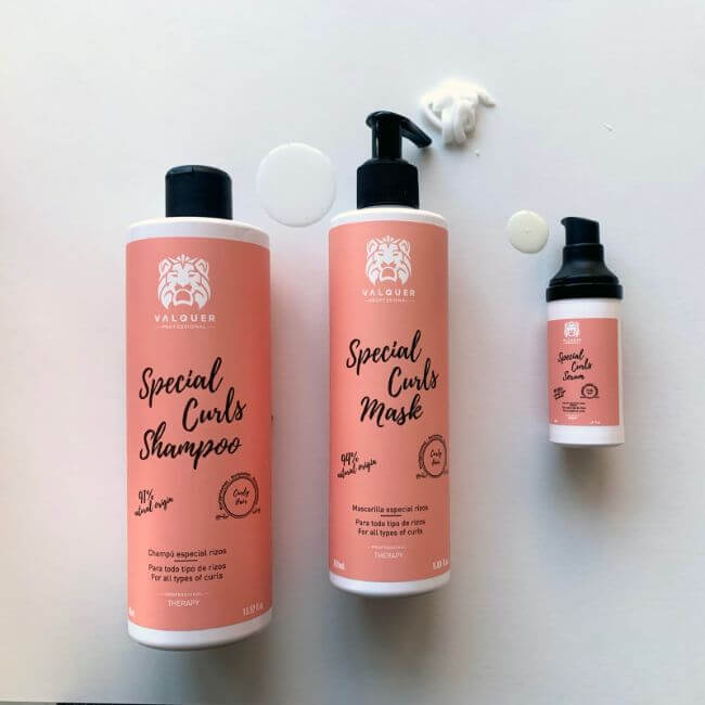 Valquer Laboratorios Pack Curly Champú Mascarilla Y Serum Para Cabellos Rizados - 720 Ml