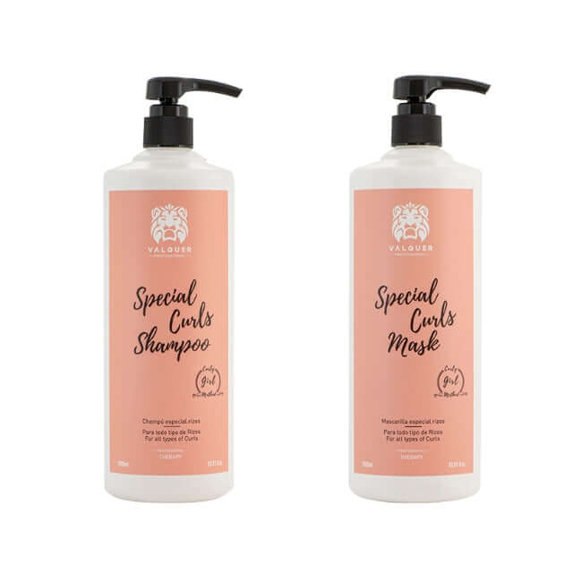valquer laboratorios Pack Método Curly - Champú y Mascarilla - 1975 ml