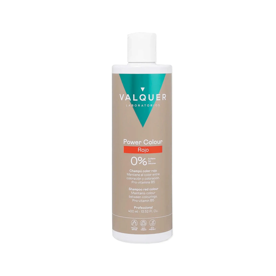 Valquer Laboratorios Pack Power Color Rojo - Champú Y Mascarilla - 675 Ml