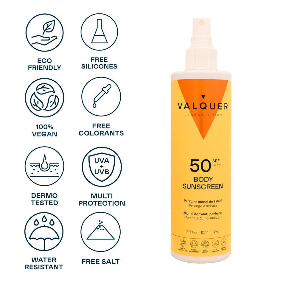 Valquer Laboratorios Protector Solar Corporal SPF 50 - 300 Ml