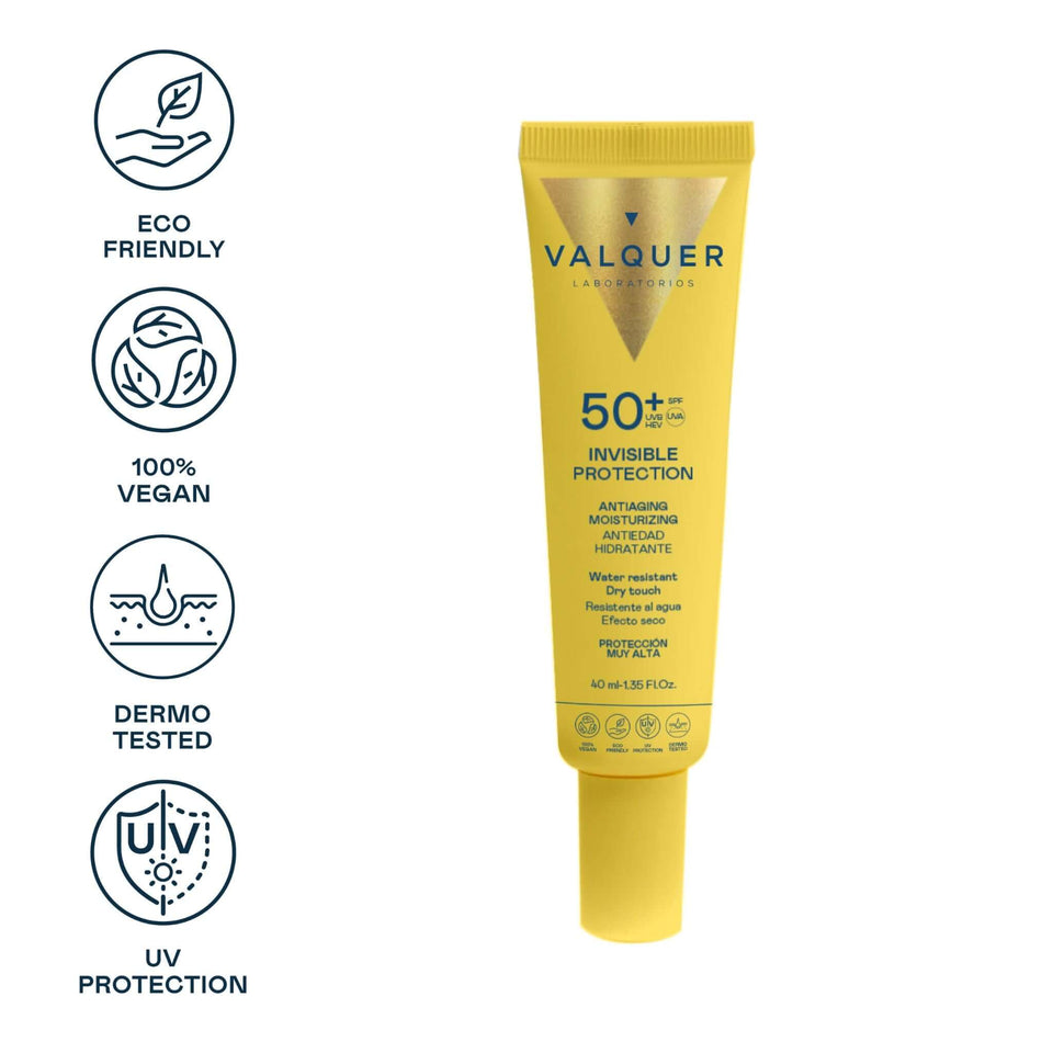 Valquer Laboratorios Sérum Facial Invisible Protection SPF 50+ Antiedad E Hidratante - 40 Ml