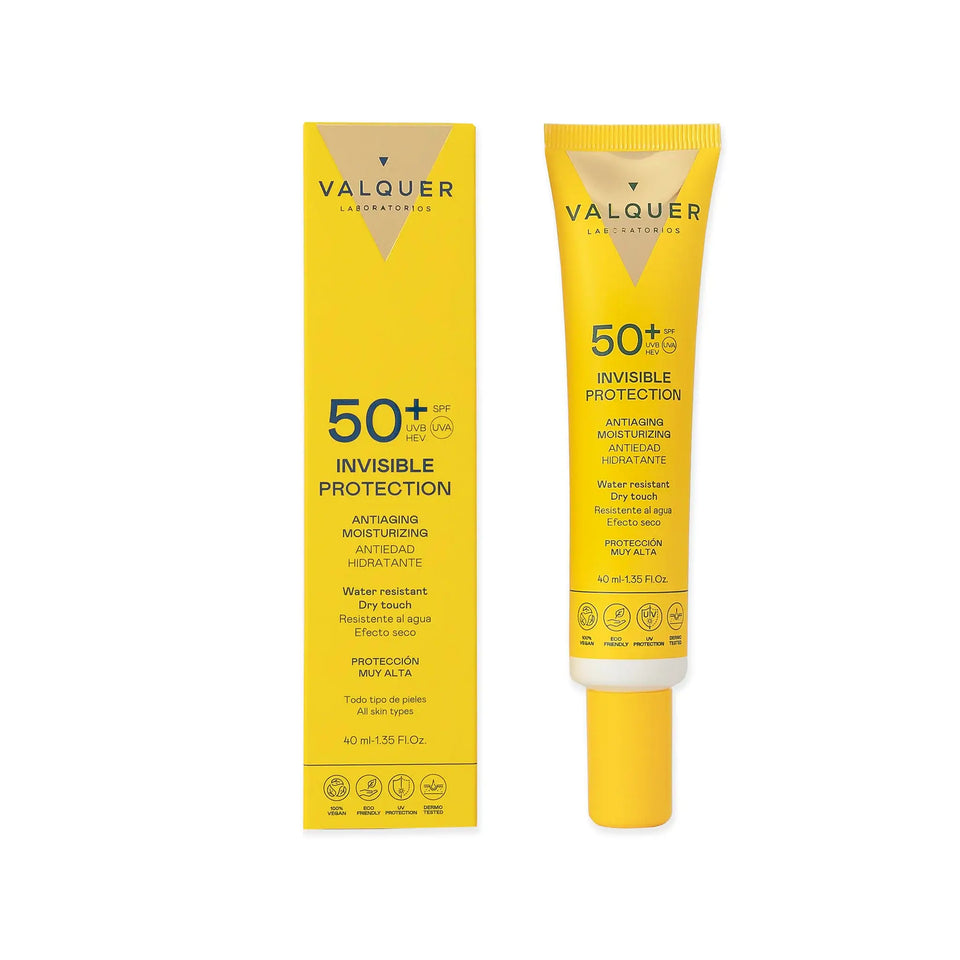 valquer laboratorios Sérum Facial Invisible Protection SPF 50+ Antiedad e Hidratante - 40 ml