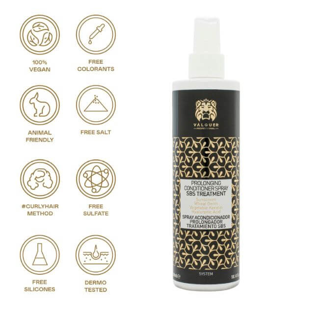 Valquer Laboratorios Spray Acondicionador Prolongador Tratamiento SBS Divinity Effect - 300 Ml