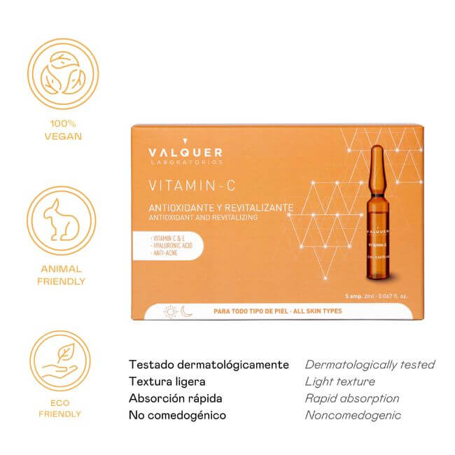 Valquer Laboratorios Ampollas Vitamina C - 5 X 2 Ml