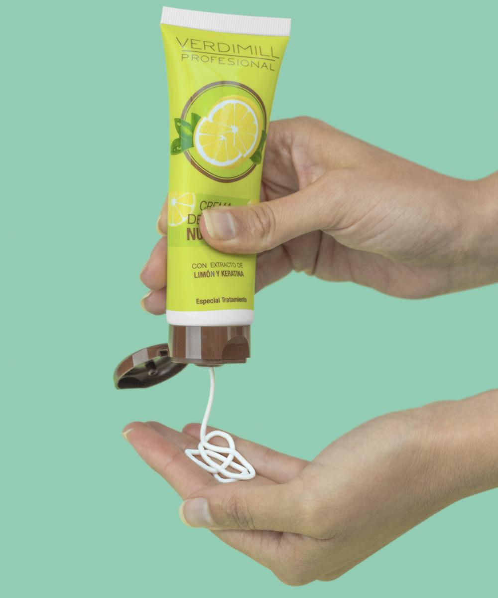 Verdimill CREMA DE MANOS NUTRITIVA- Con Extracto De Limón Y Keratina (75ml)