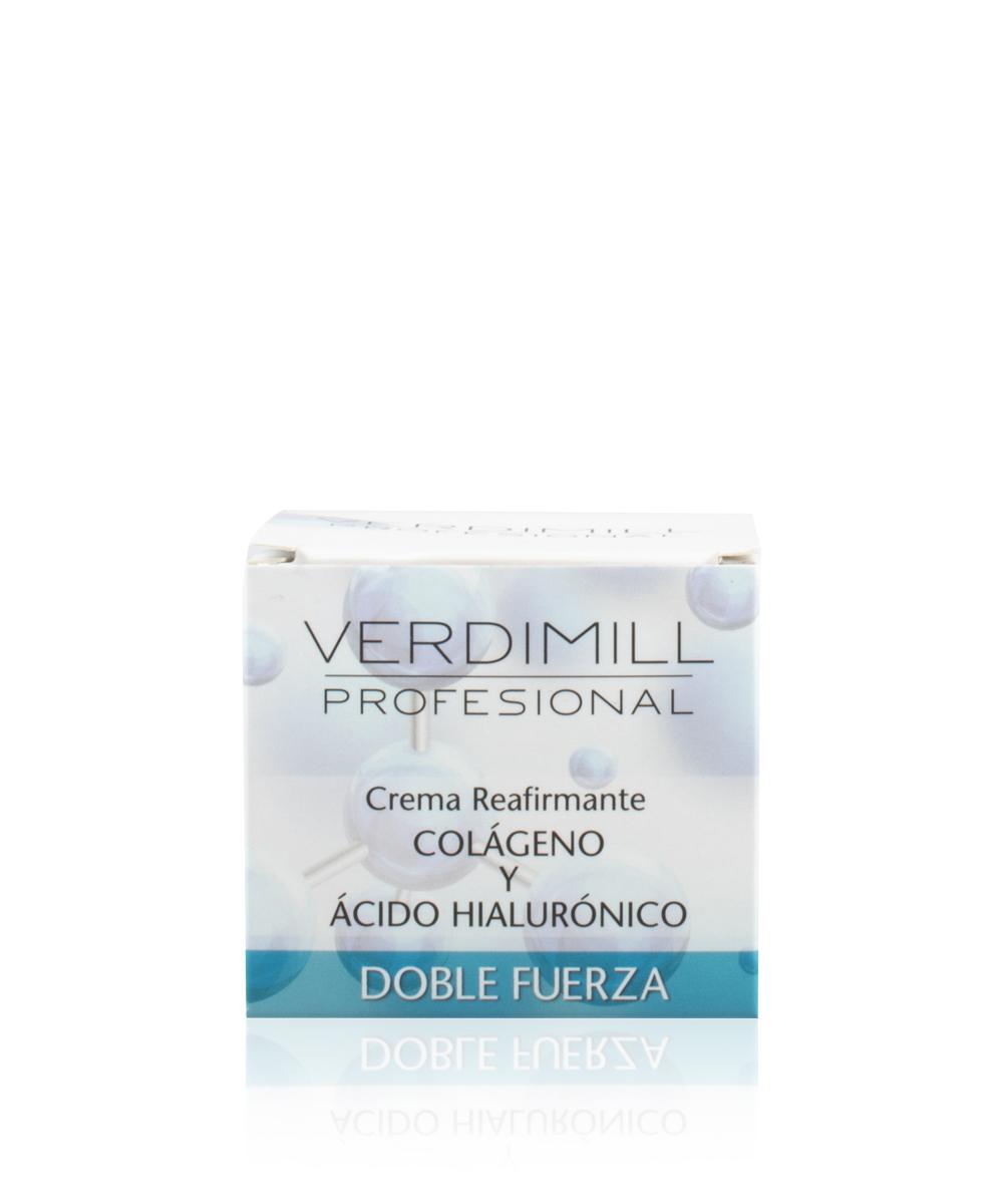 Verdimill CREMA FACIAL REAFIRMANTE DOBLE FUERZA- Con Colágeno Y ácido Hialurónico (125ml)