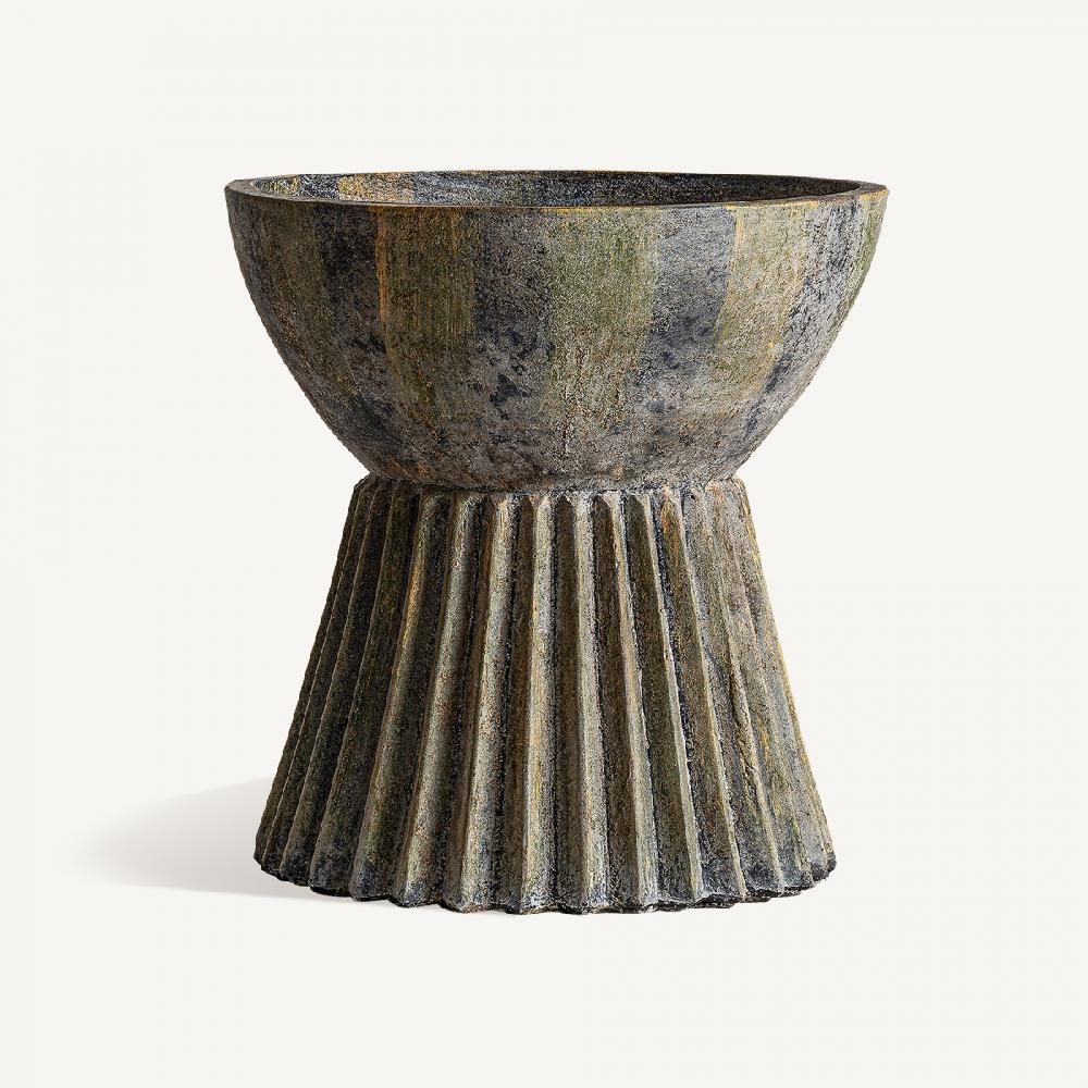 vical home ÁNFORA PLISSÉ STONE