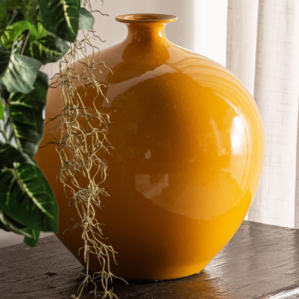 Vical Home JARRÓN MOSTAZA