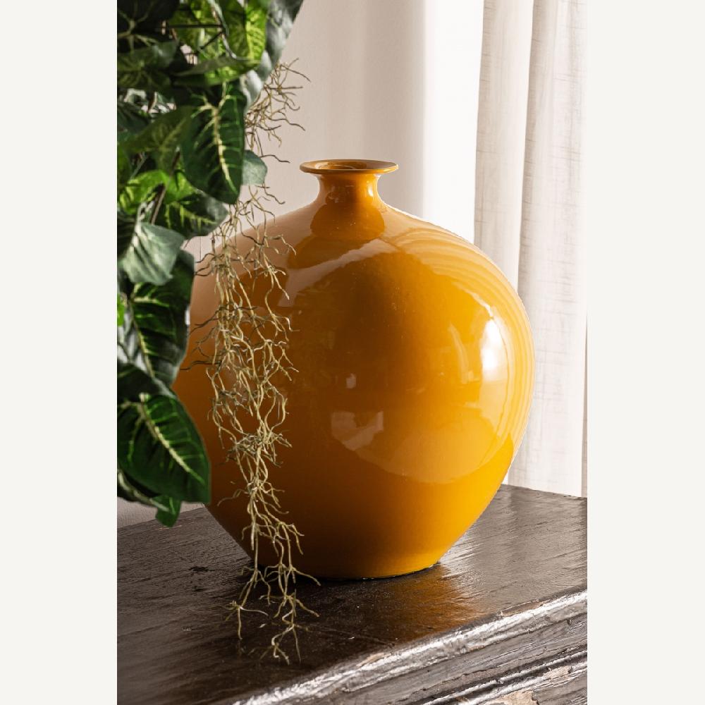 Vical Home JARRÓN MOSTAZA