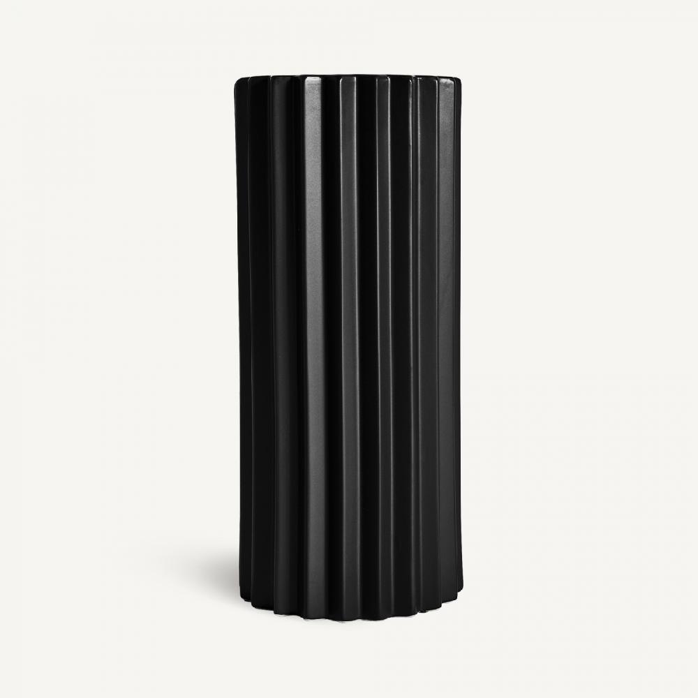 vical home JARRÓN PLISSÉ STONE