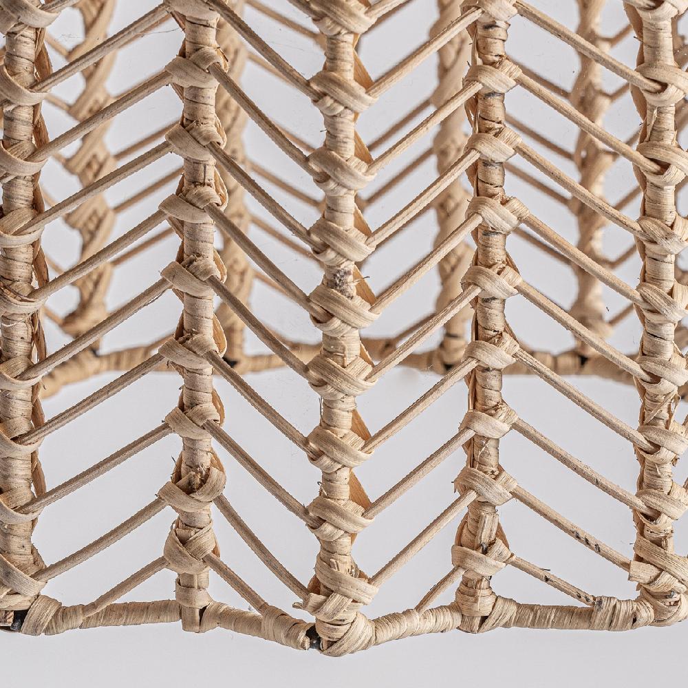 Vical Home LÁMPARA DE COLGAR PLISSÉ RATTAN