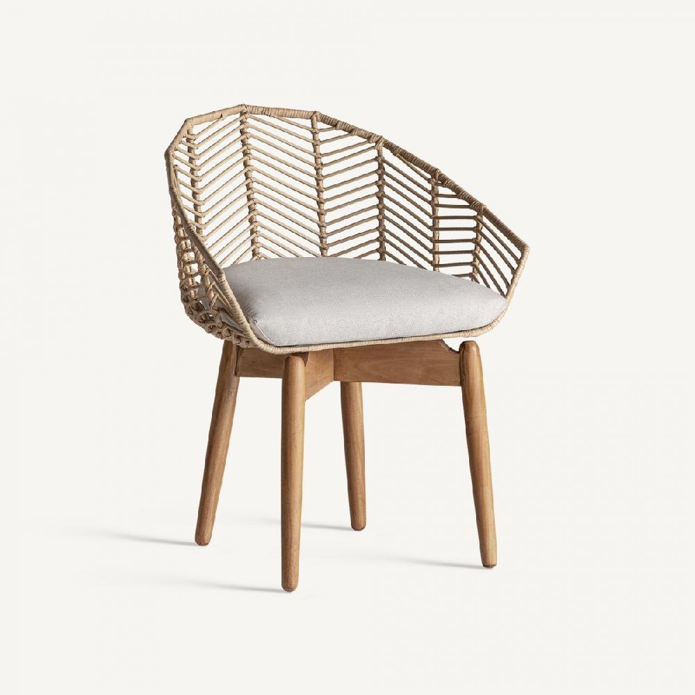 vical home SILLA PLISSÉ RATTAN