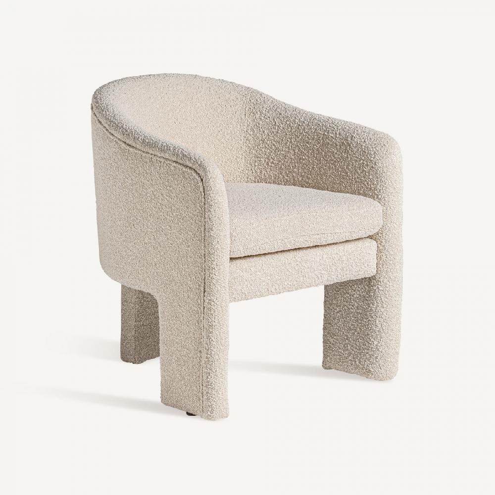 vical home SILLÓN PRATI BOUCLÉ