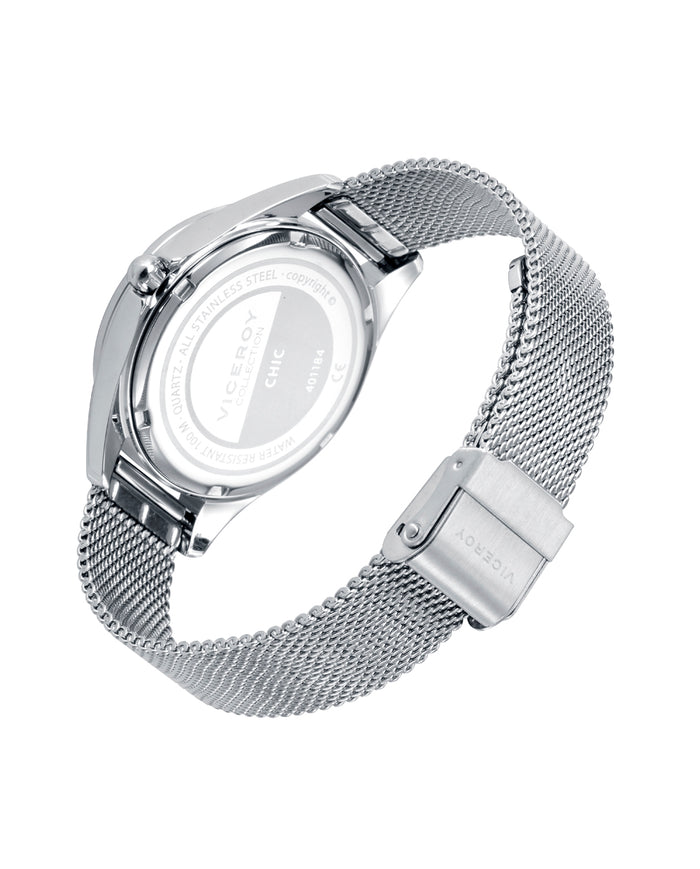 Viceroy Pack De Mujer Chic Caja Y Malla Milanesa De Acero