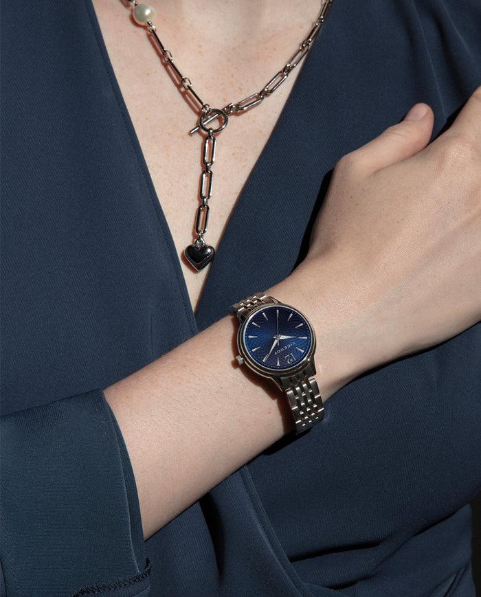 Viceroy Pack Reloj Y Pulsera Caja De Acero 5 Atm Y Brazalete De Acero Con Movimiento Cuarzo