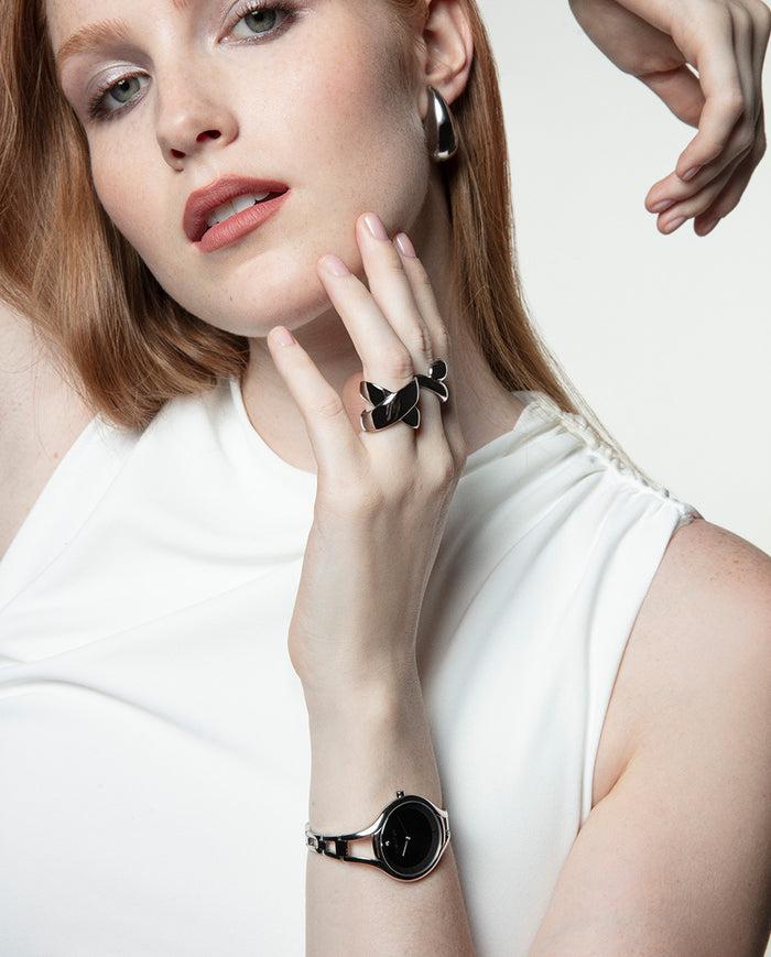 Viceroy Reloj Caja De Acero 5 Atm Y Brazalete De Acero Con Movimiento Cuarzo