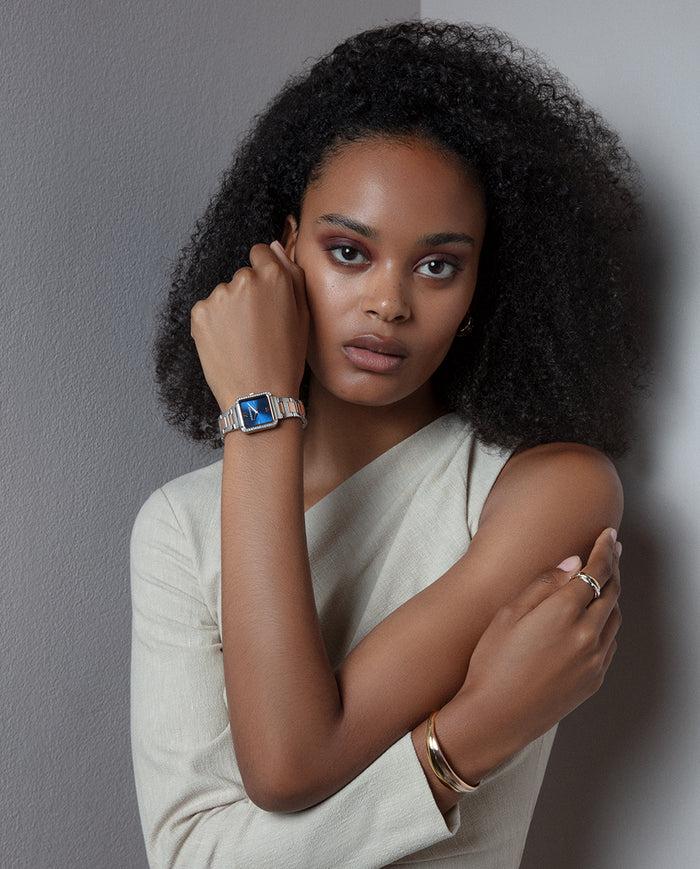 Viceroy Reloj Caja De Acero Con Circonitas Y Corona Ip Rosa Con Brazalete Bicolor Acero Ip Rosa Con Movimiento Cuarzo